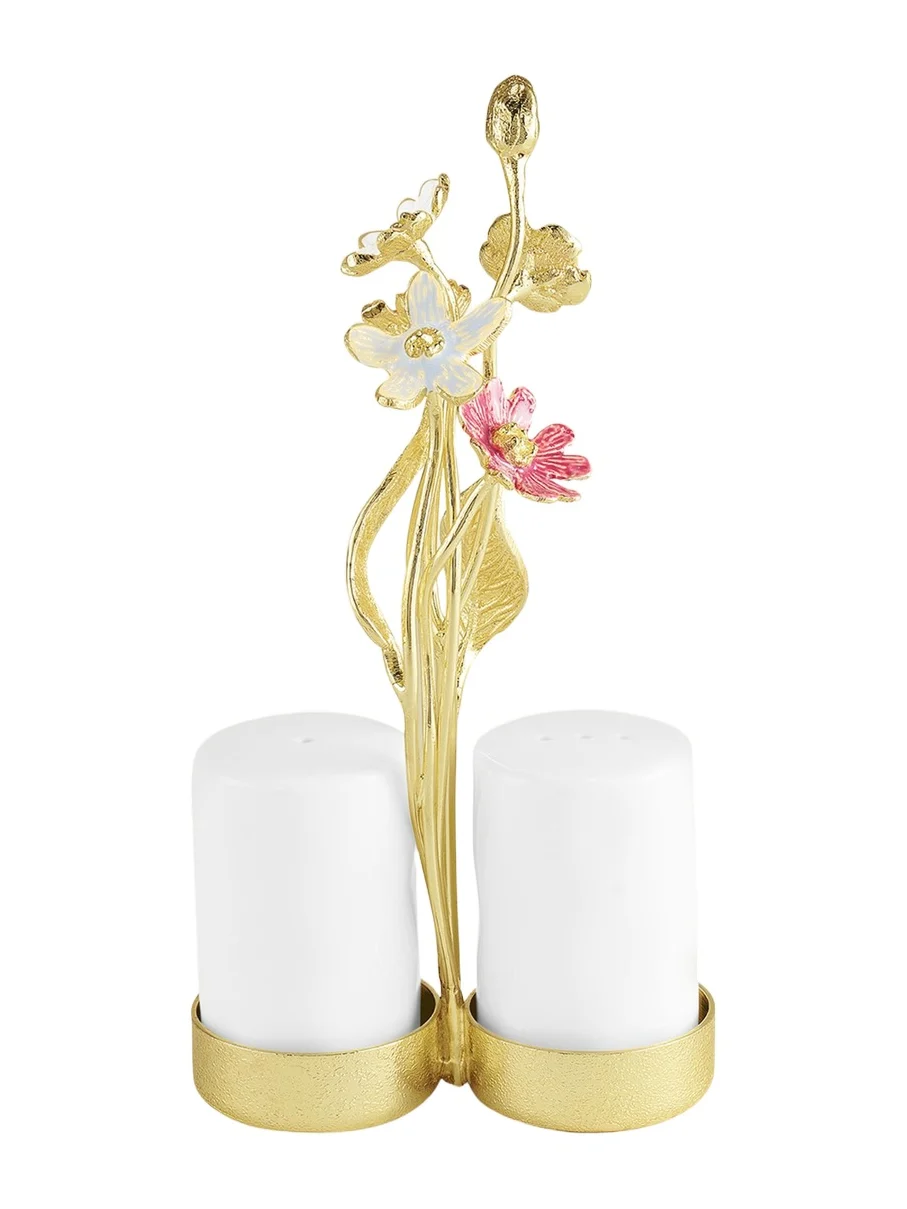 Wildflower Salt & Pepper Shaker Set Wildflower Salt & Pepper Shaker Set