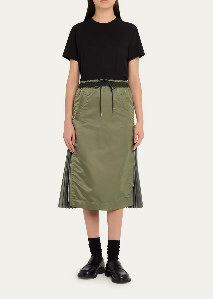 Sacai Nylon Twill Adjustable Skirt | Thumbnail 2 Sacai Nylon Twill Adjustable Skirt | Thumbnail 2