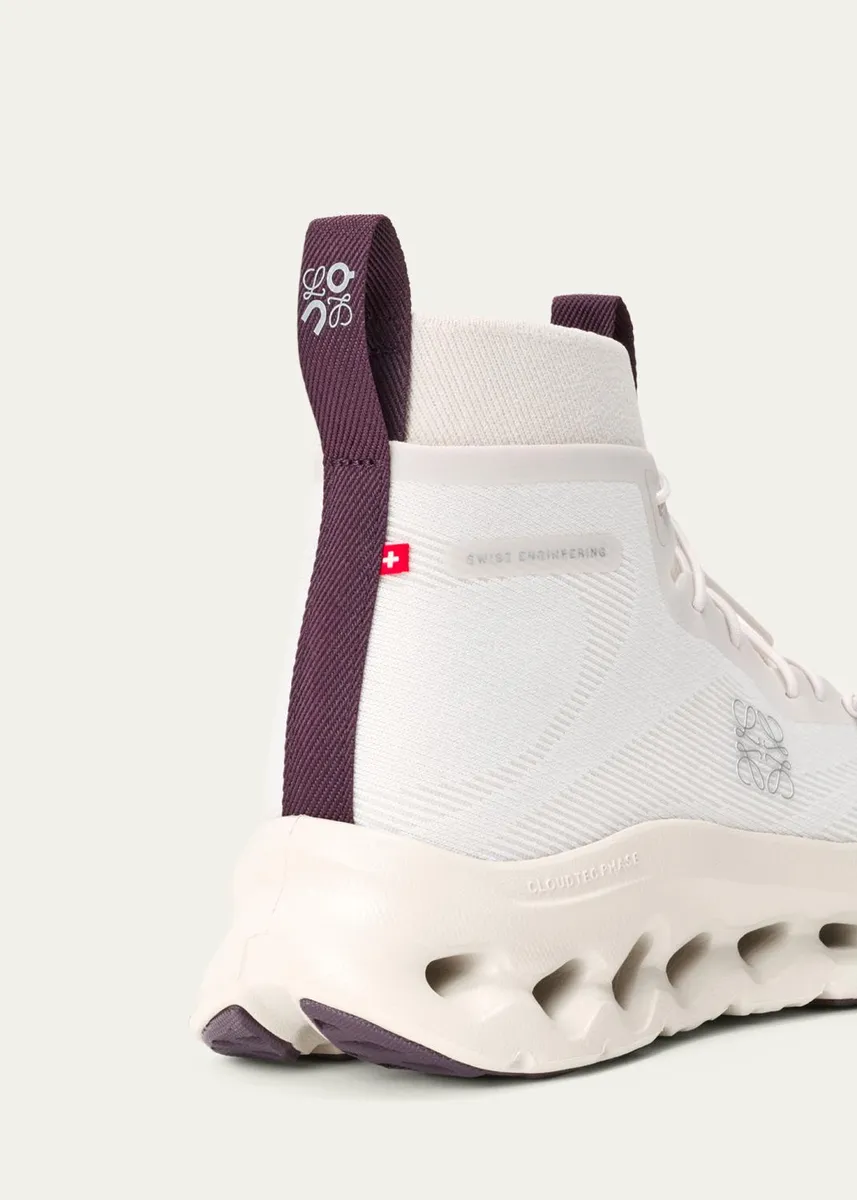 Loewe x On Men's Cloudtilt Hi Stretch-Knit Sneakers | Thumbnail 3 Loewe x On Men's Cloudtilt Hi Stretch-Knit Sneakers | Thumbnail 3