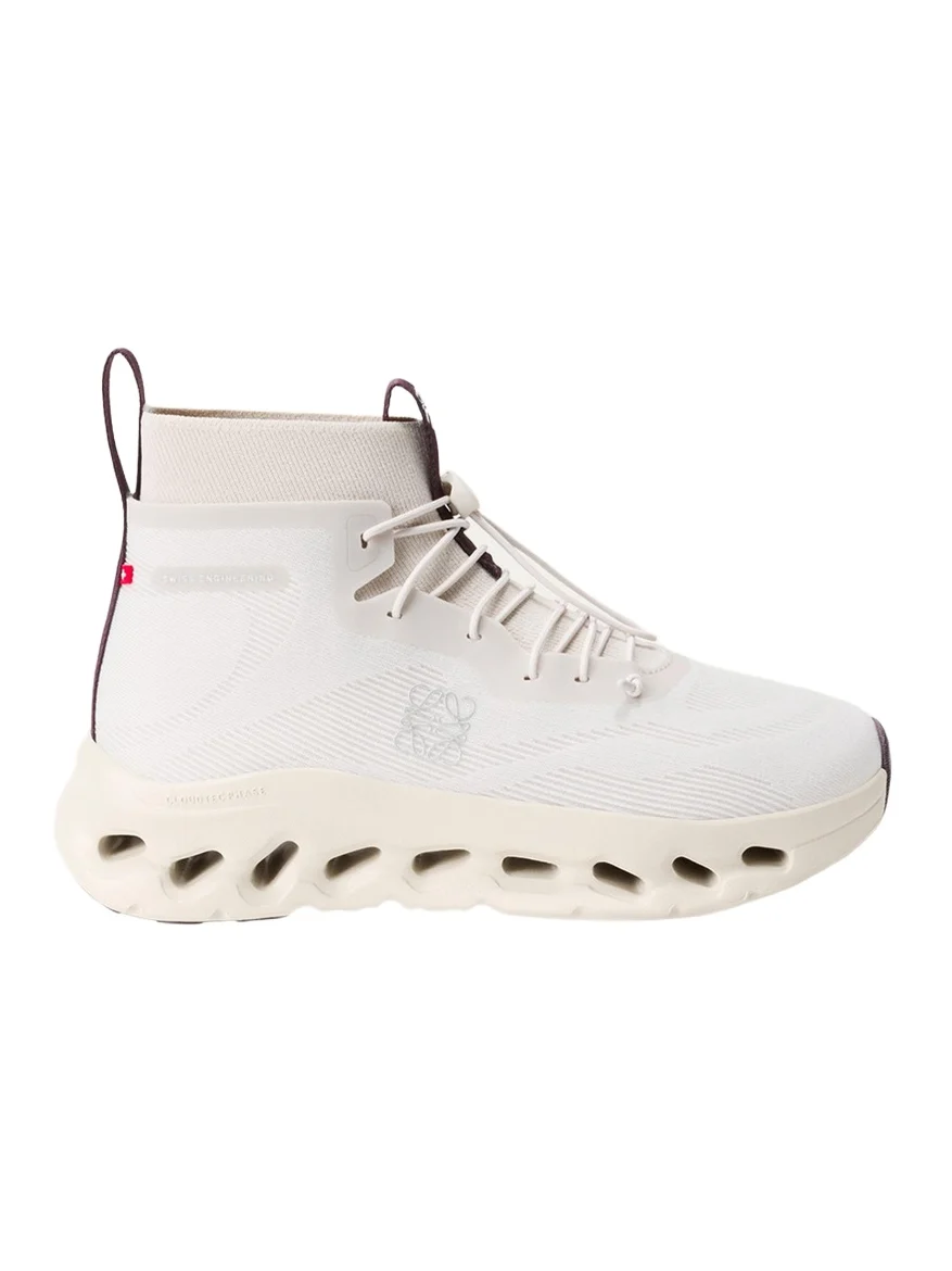 Loewe x On Men's Cloudtilt Hi Stretch-Knit Sneakers