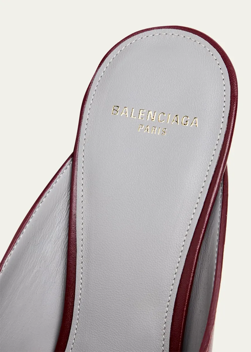 Balenciaga 45mm City Leather Mules | Thumbnail 5