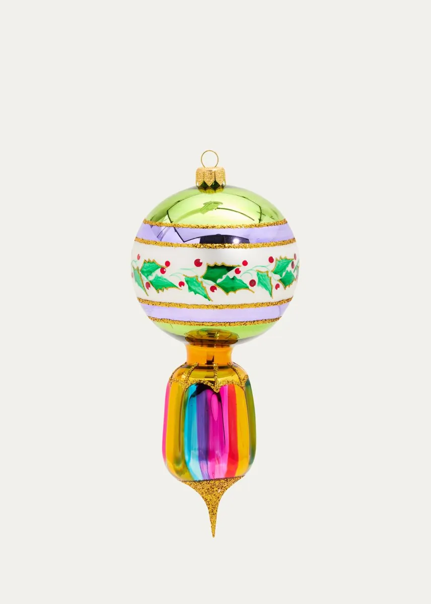 John Huras Glass Finial Reflector Ornament | Thumbnail 2 John Huras Glass Finial Reflector Ornament | Thumbnail 2