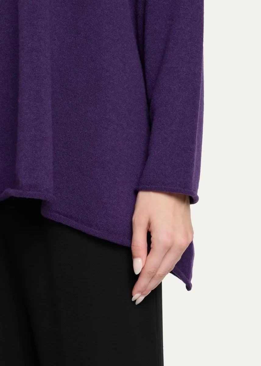 Eskandar A-Line Bateau Neck Sweater - Long Length | Thumbnail 5 Eskandar A-Line Bateau Neck Sweater - Long Length | Thumbnail 5