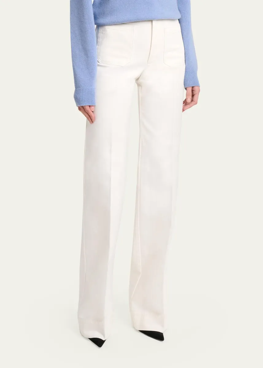 Victoria Beckham Alina Wide-Leg Jeans | Thumbnail 4