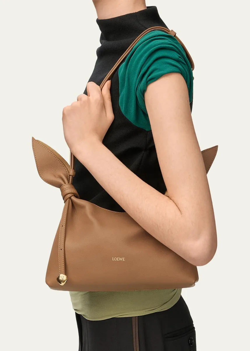 Loewe Scarf Mini Knotted Leather Shoulder Bag | Thumbnail 2 Loewe Scarf Mini Knotted Leather Shoulder Bag | Thumbnail 2