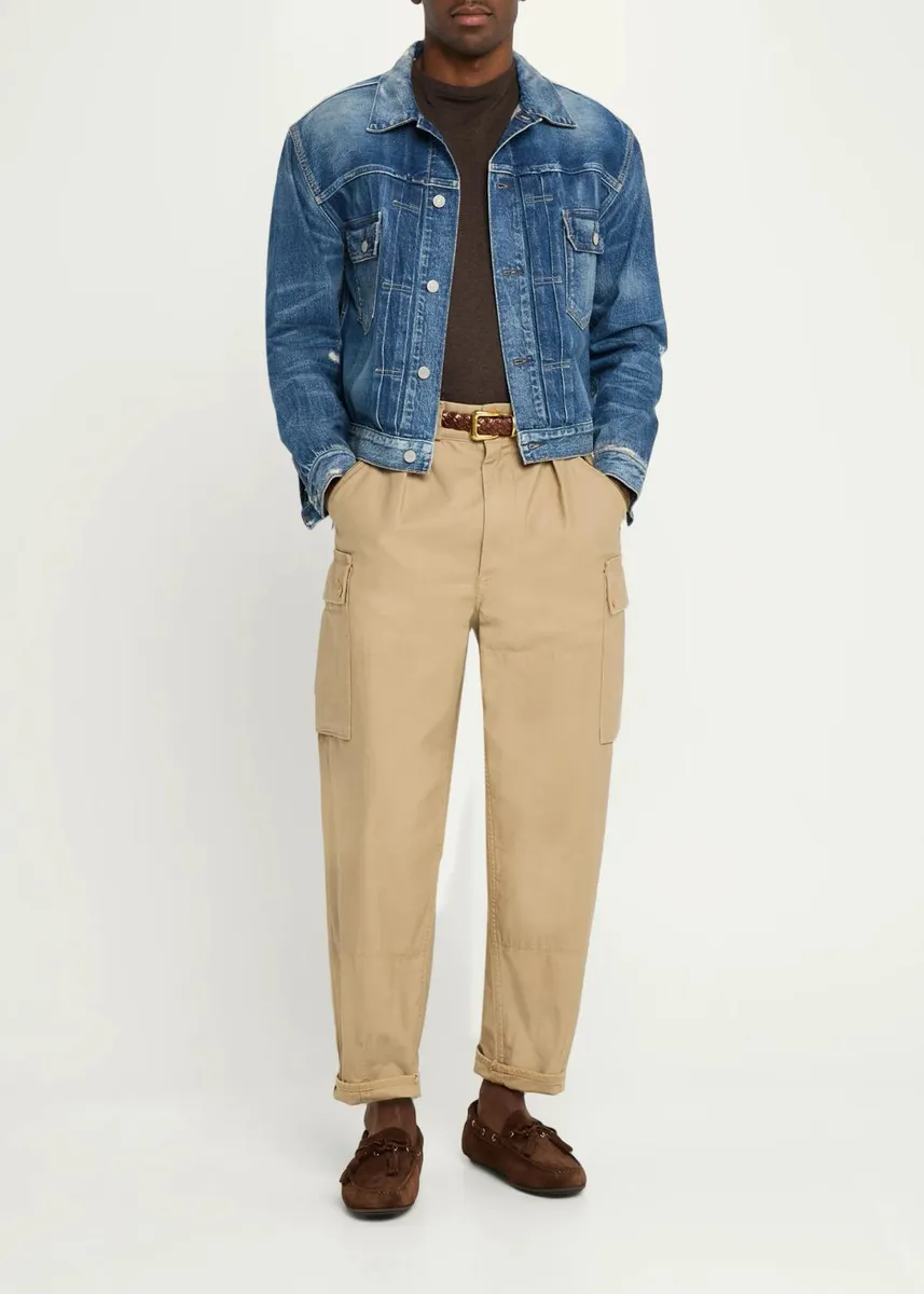Ralph Lauren Purple Label Harold Tassel Suede Driving Shoes | Thumbnail 3