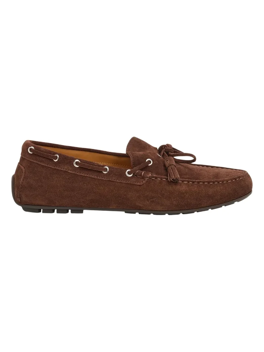 Ralph Lauren Purple Label Harold Tassel Suede Driving Shoes