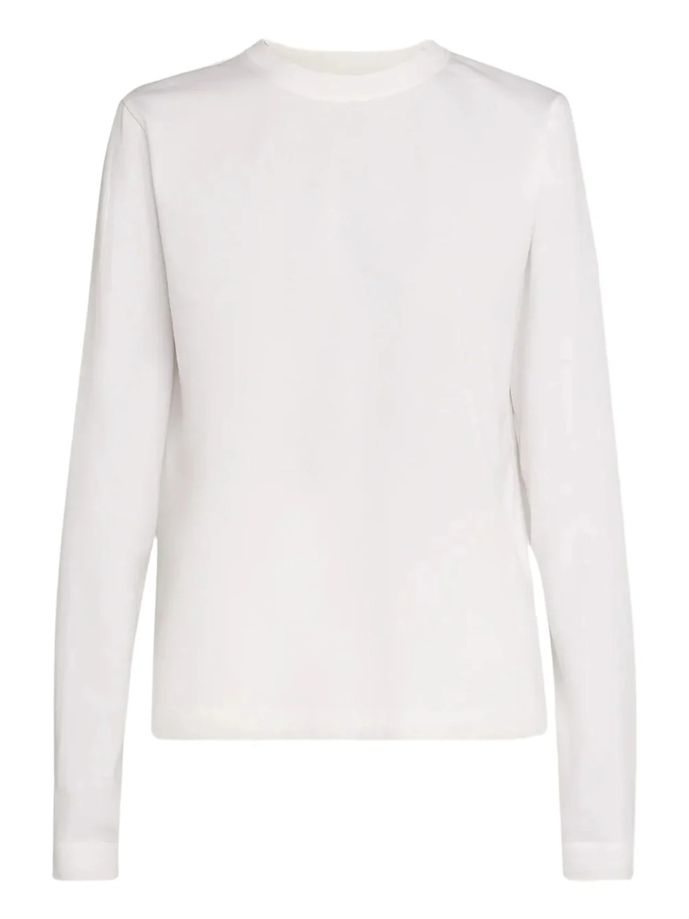 Long-Sleeve Monili Crewneck Cotton T-Shirt