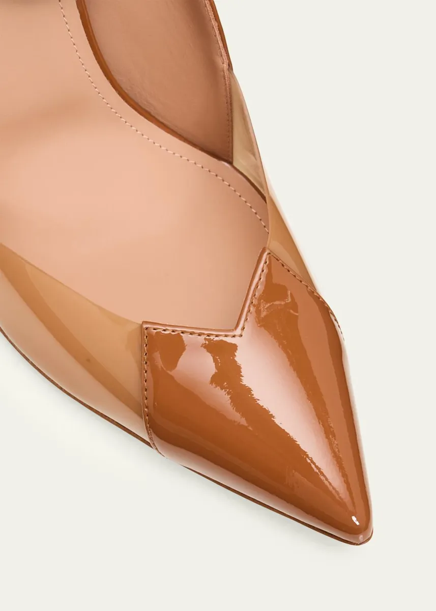 Malone Souliers 100mm Malia PVC and Patent Leather Pumps | Thumbnail 5 Malone Souliers 100mm Malia PVC and Patent Leather Pumps | Thumbnail 5