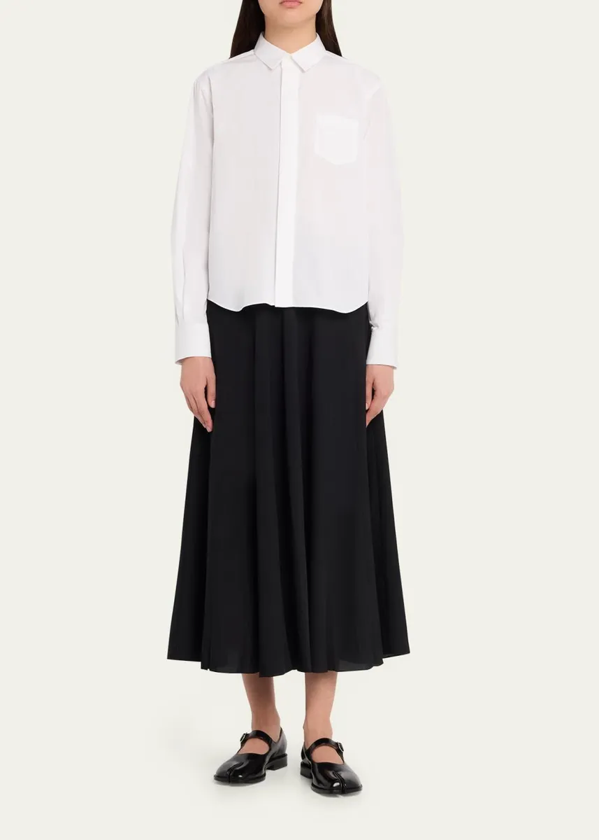 Sacai Cotton Poplin Shirt | Thumbnail 2 Sacai Cotton Poplin Shirt | Thumbnail 2