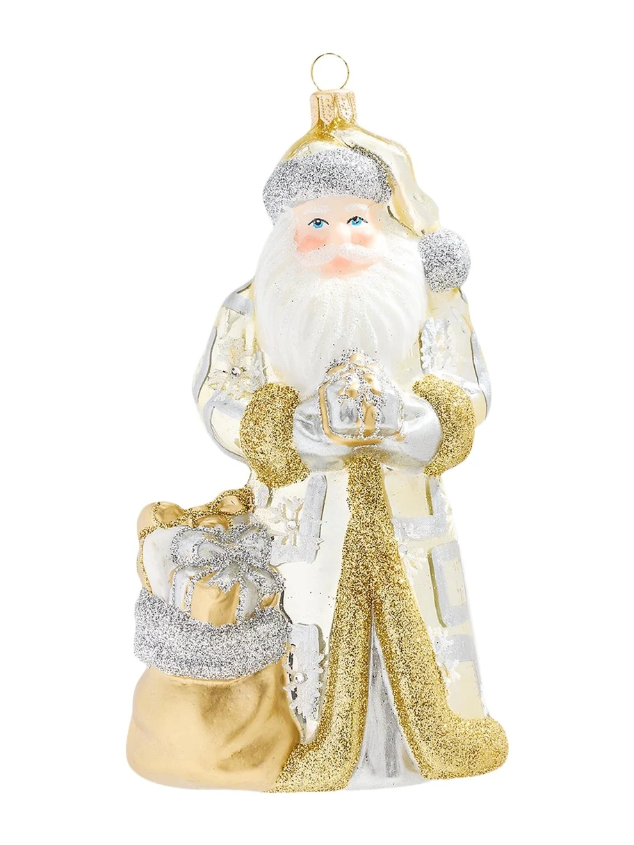 Joy To The World Collectibles Mid-Century Modern Santa Christmas Ornament | Thumbnail 1 Joy To The World Collectibles Mid-Century Modern Santa Christmas Ornament | Thumbnail 1