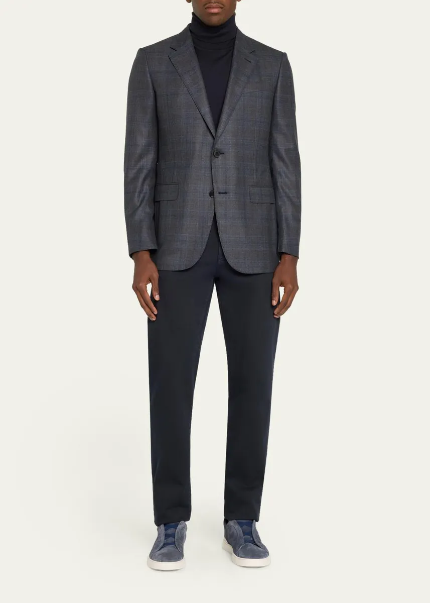 Zegna Men's 12milmil12 Wool Single-Breasted Sport Coat | Thumbnail 2