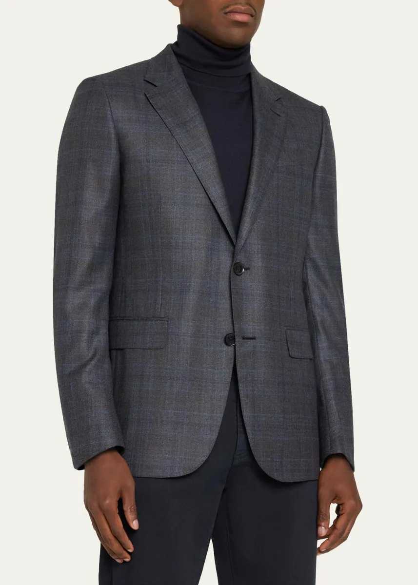 Zegna Men's 12milmil12 Wool Single-Breasted Sport Coat | Thumbnail 4