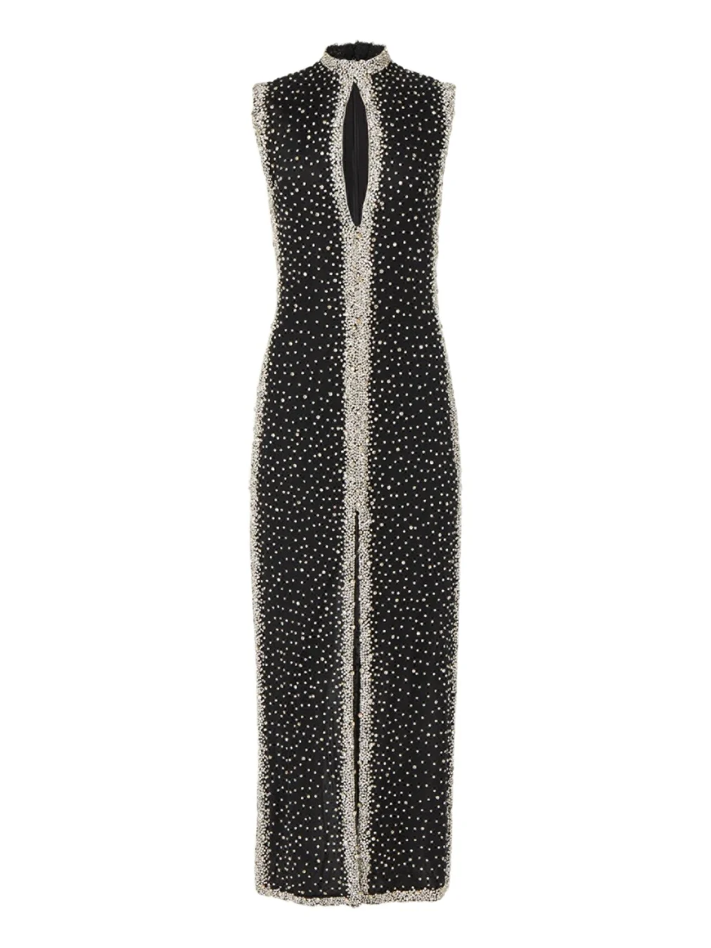 Belina Sleeveless Crystal Embroidered Column Gown Belina Sleeveless Crystal Embroidered Column Gown