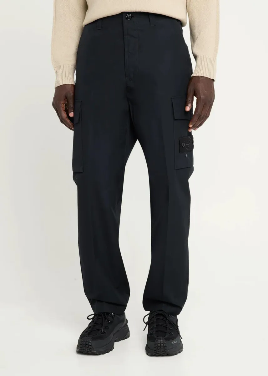 Stone Island Men's Canvas Cargo Pants | Thumbnail 4