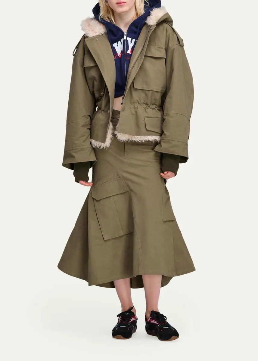 Marc Jacobs Crop Cargo Parka | Thumbnail 2 Marc Jacobs Crop Cargo Parka | Thumbnail 2