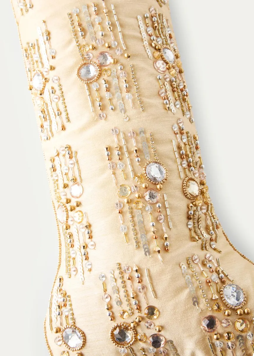 Kim Seybert Starlit Stocking | Thumbnail 2 Kim Seybert Starlit Stocking | Thumbnail 2