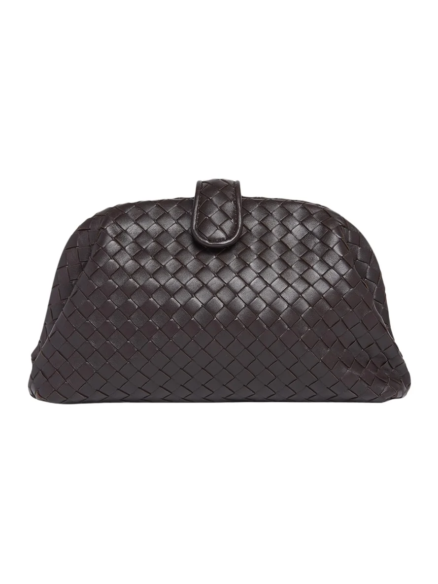 Bottega Veneta Lauren 1980 Leather Clutch Bag