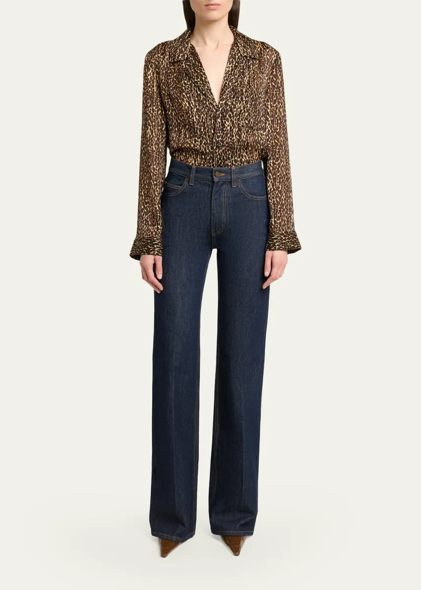 Saint Laurent '70s High-Rise Jeans | Thumbnail 2