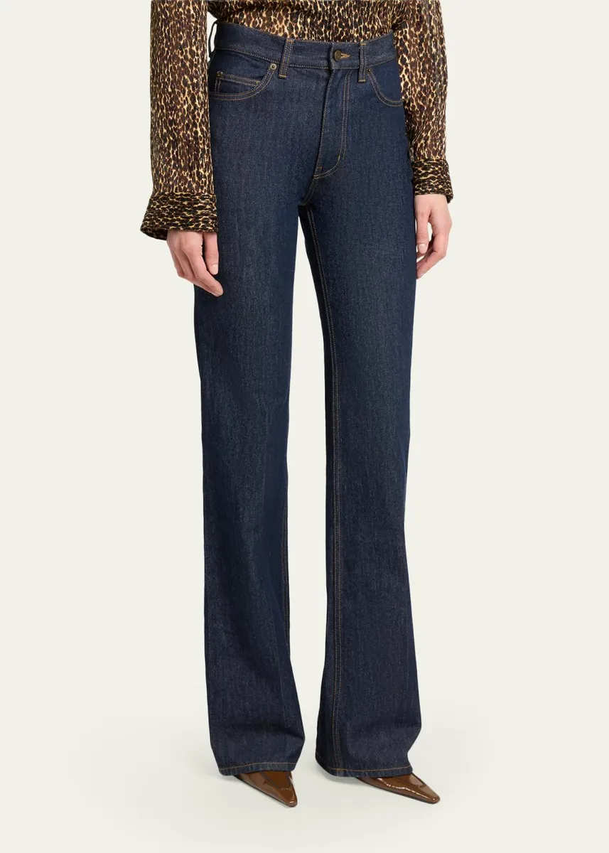 Saint Laurent '70s High-Rise Jeans | Thumbnail 4