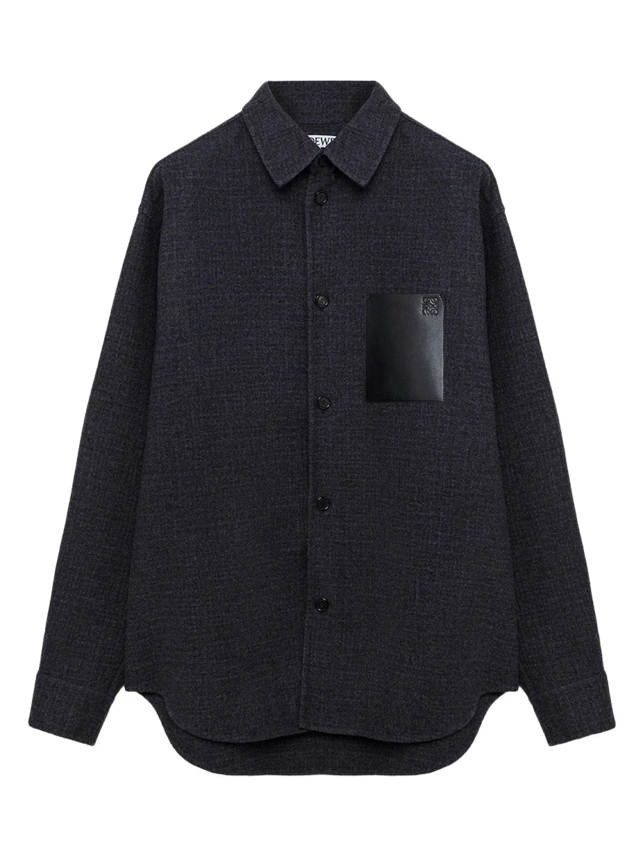 Loewe Men's Wool-Blend Overshirt