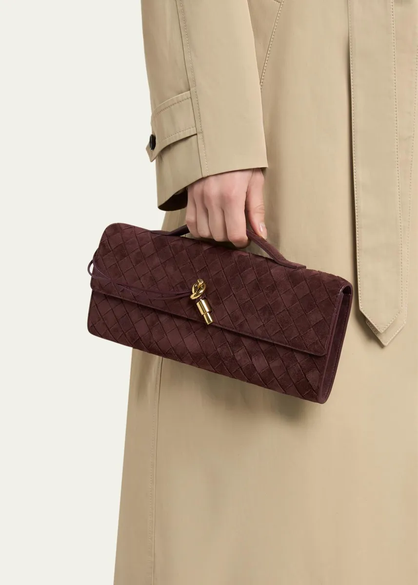 Bottega Veneta Andiamo Leather Clutch Bag | Thumbnail 6 Bottega Veneta Andiamo Leather Clutch Bag | Thumbnail 6