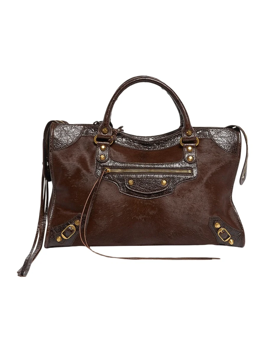 Le City Medium Calf Hair Tote Bag Le City Medium Calf Hair Tote Bag