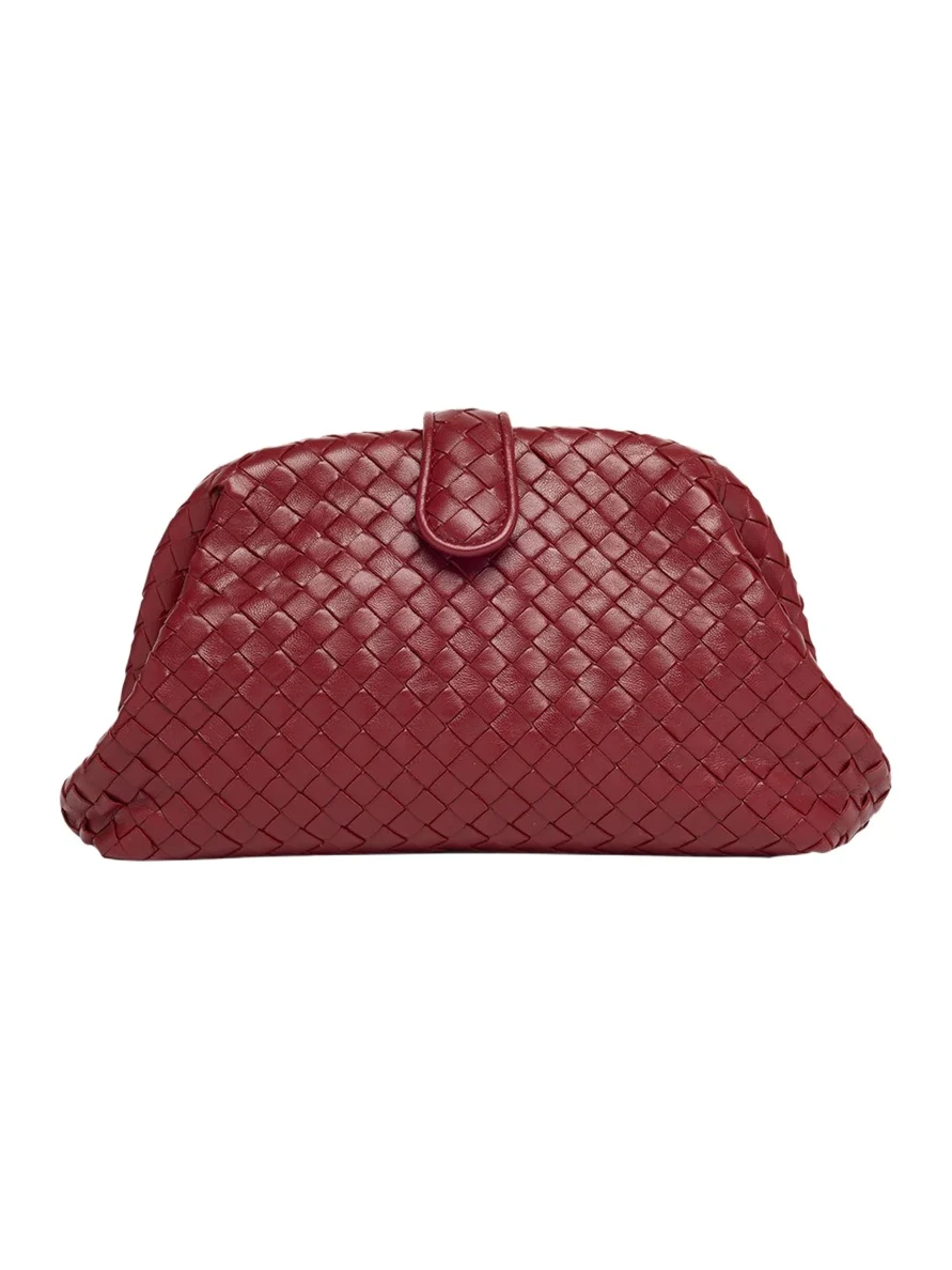 Bottega Veneta Lauren 1980 Leather Clutch Bag