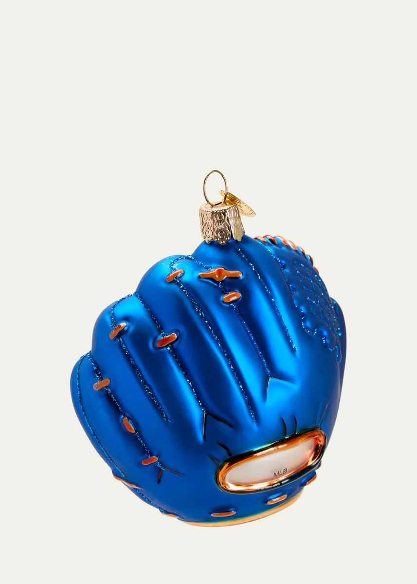 Old World Christmas Mets Baseball Mitt Christmas Ornament | Thumbnail 2 Old World Christmas Mets Baseball Mitt Christmas Ornament | Thumbnail 2