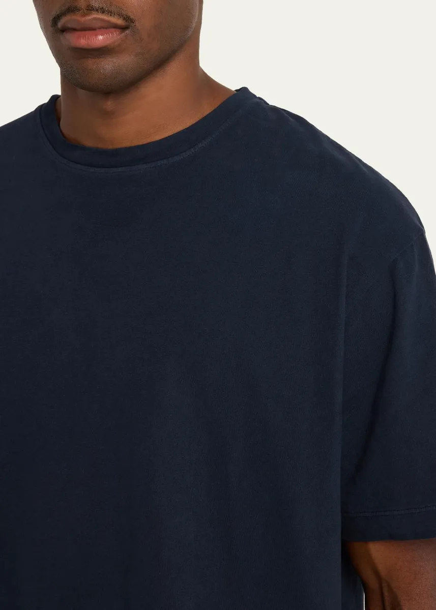 Massimo Alba Men's Brushed Garment Dyed T-Shirt | Thumbnail 8