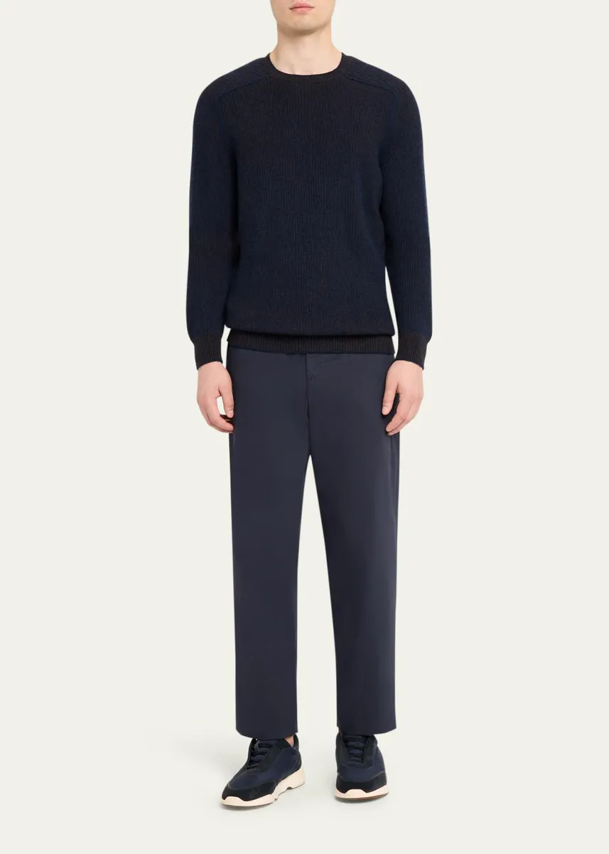 Sease Men's Dinghy Crewneck Cashmere Sweater | Thumbnail 2
