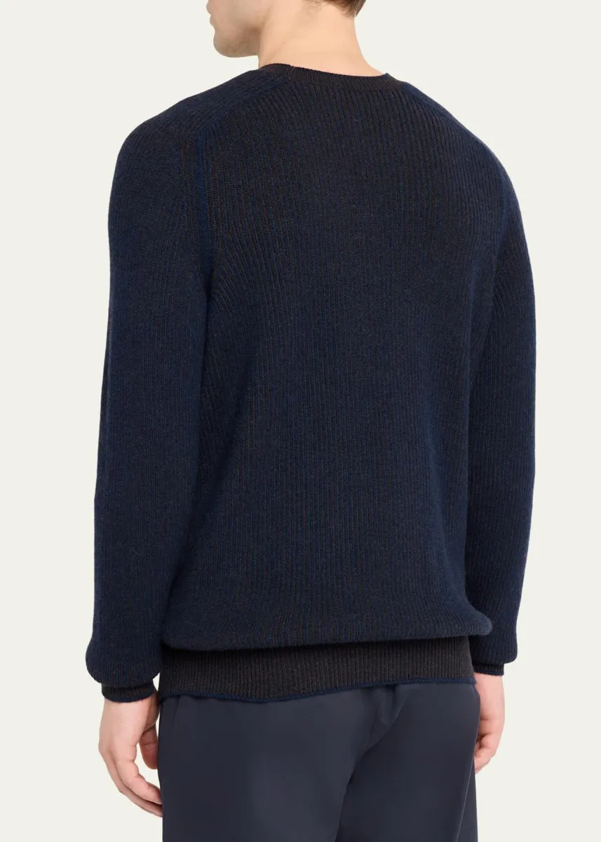 Sease Men's Dinghy Crewneck Cashmere Sweater | Thumbnail 3