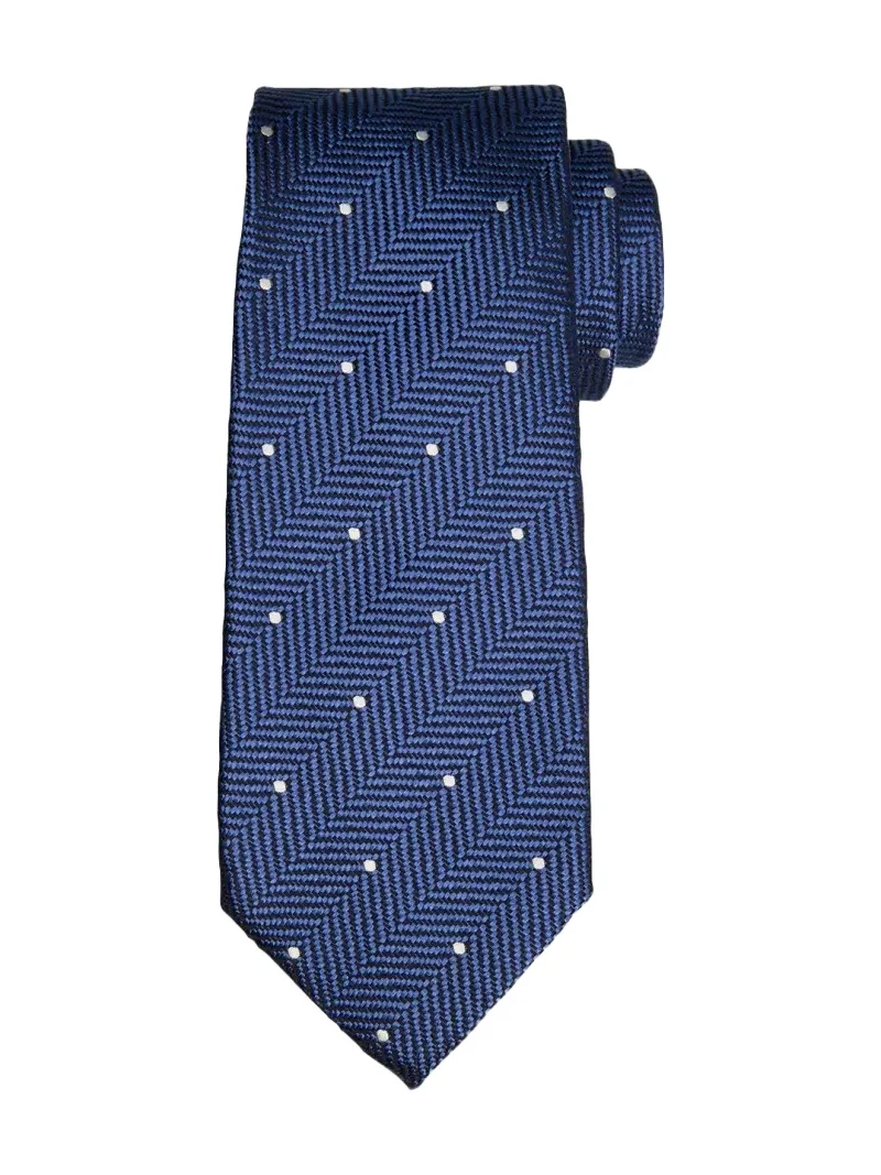 Tom Ford Men's Polka Dot Herringbone Silk Tie