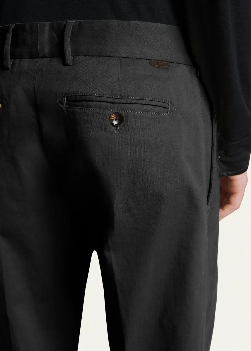 Tom Ford Men's Comfort Stretch Slim Flat-Front Trousers | Thumbnail 5 Tom Ford Men's Comfort Stretch Slim Flat-Front Trousers | Thumbnail 5