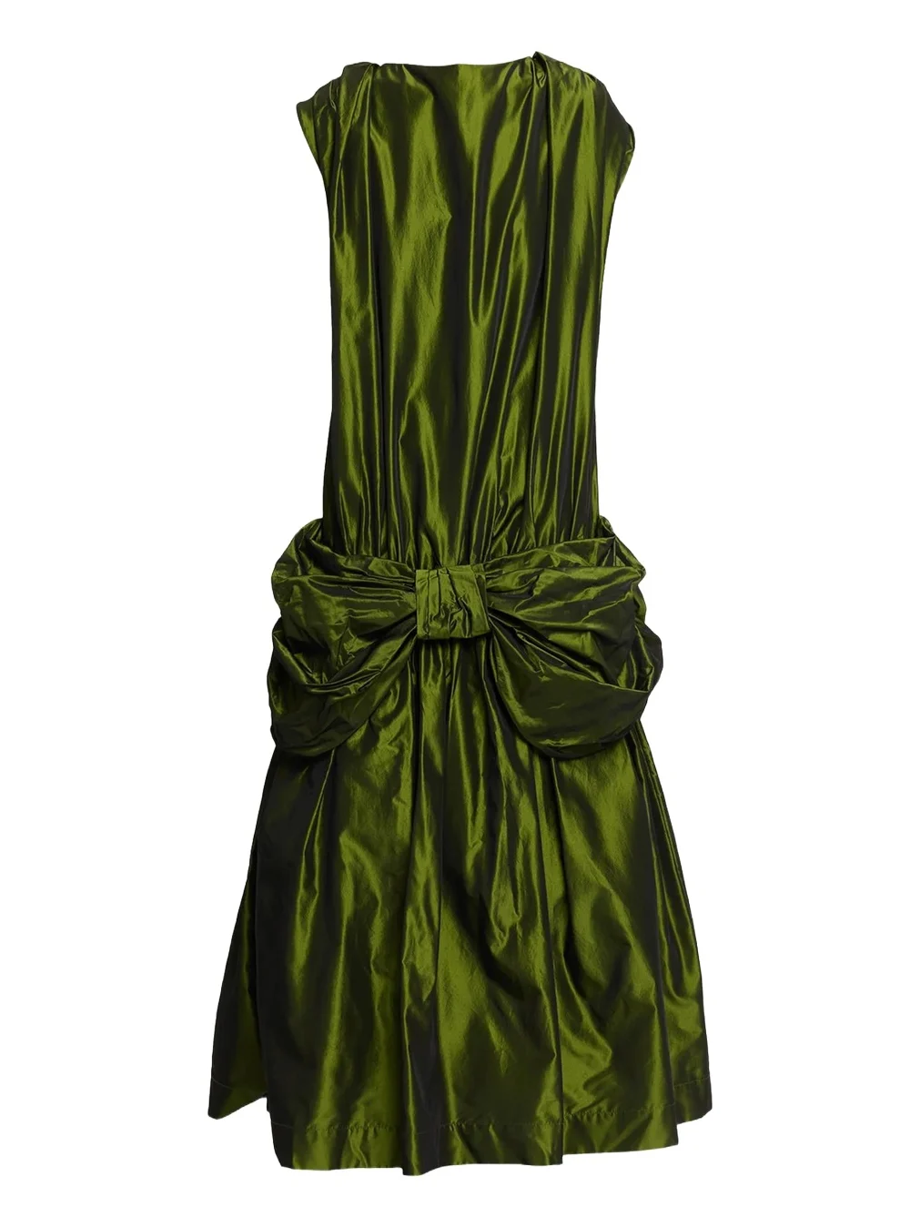 Simone Rocha Taffeta Bow Cascade Egg Maxi Dress