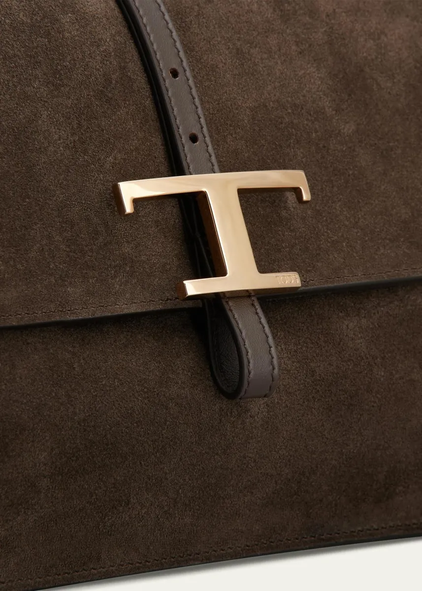 Tod's T Timeless Suede Shoulder Bag | Thumbnail 3