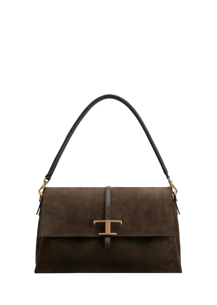 Tod's T Timeless Suede Shoulder Bag | Thumbnail 4