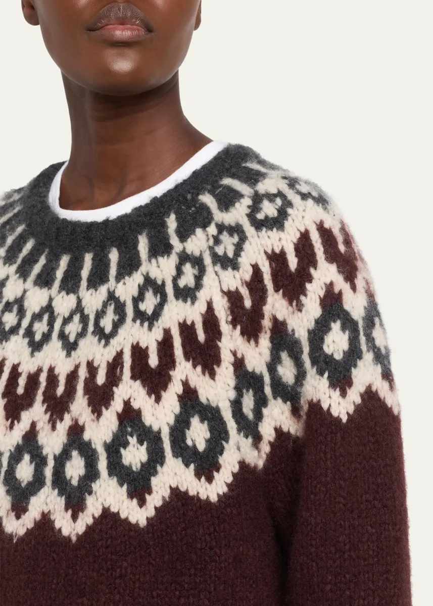 Nili Lotan Isaline Fair Isle Cashmere Sweater | Thumbnail 5