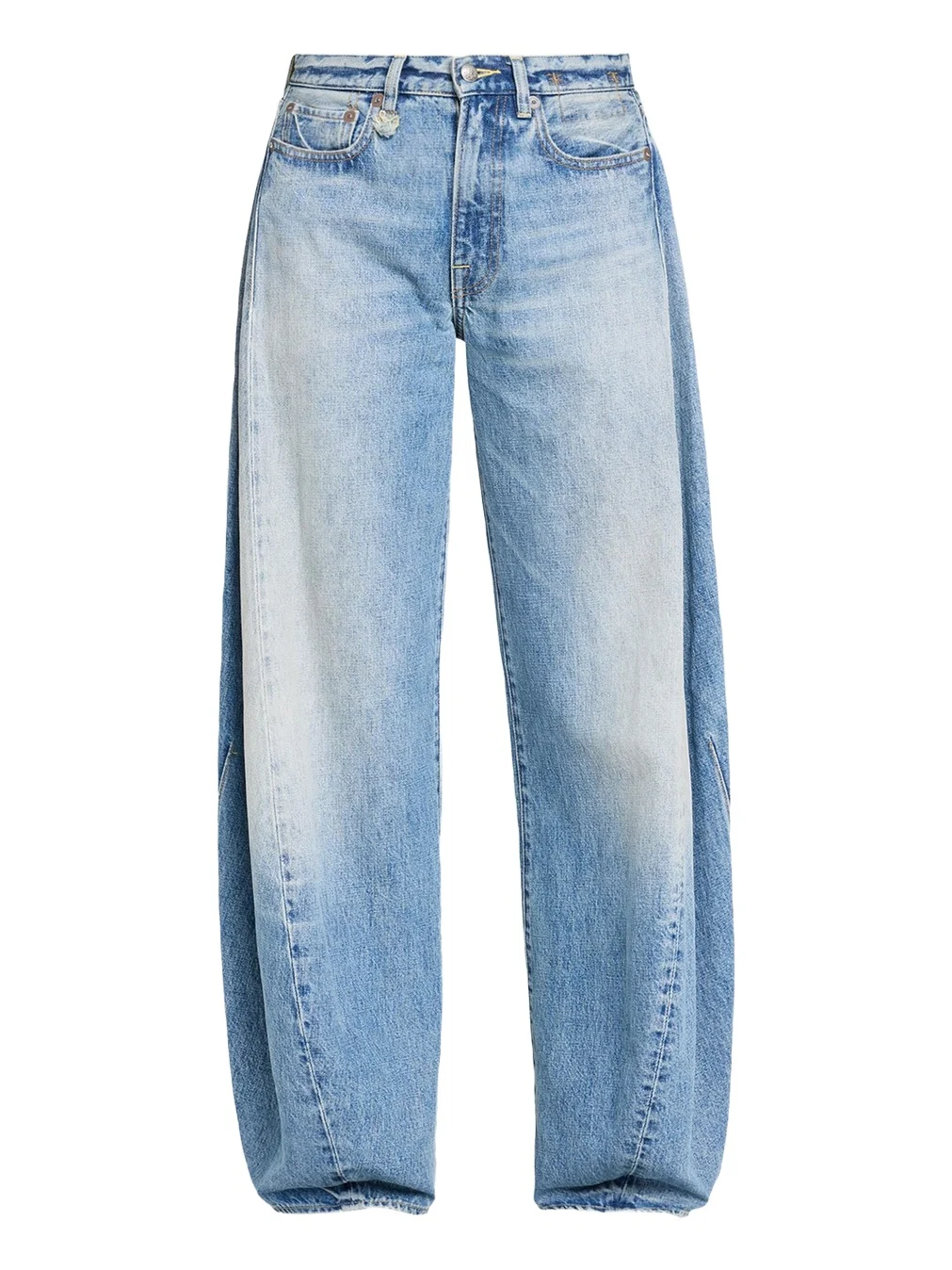 Janine Low-Rise Spliced Denim Jeans
