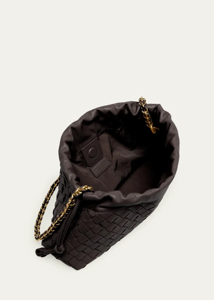 Bottega Veneta Dustbag Notte Leather Shoulder Bag | Thumbnail 4