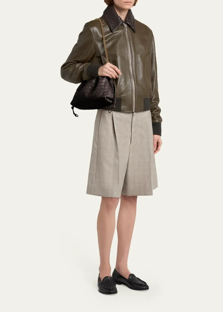 Bottega Veneta Dustbag Notte Leather Shoulder Bag | Thumbnail 5