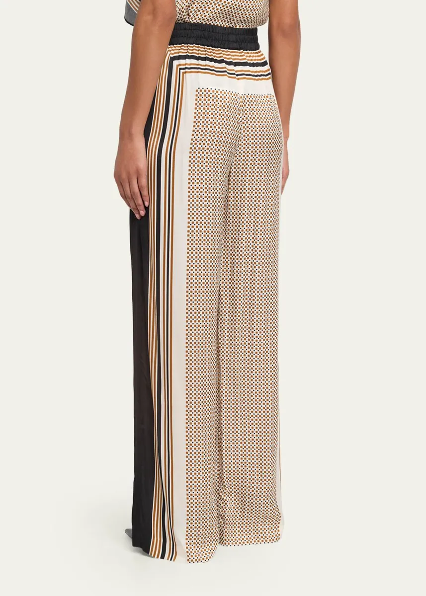 A.L.C. Tyler Printed Satin Pants | Thumbnail 3 A.L.C. Tyler Printed Satin Pants | Thumbnail 3