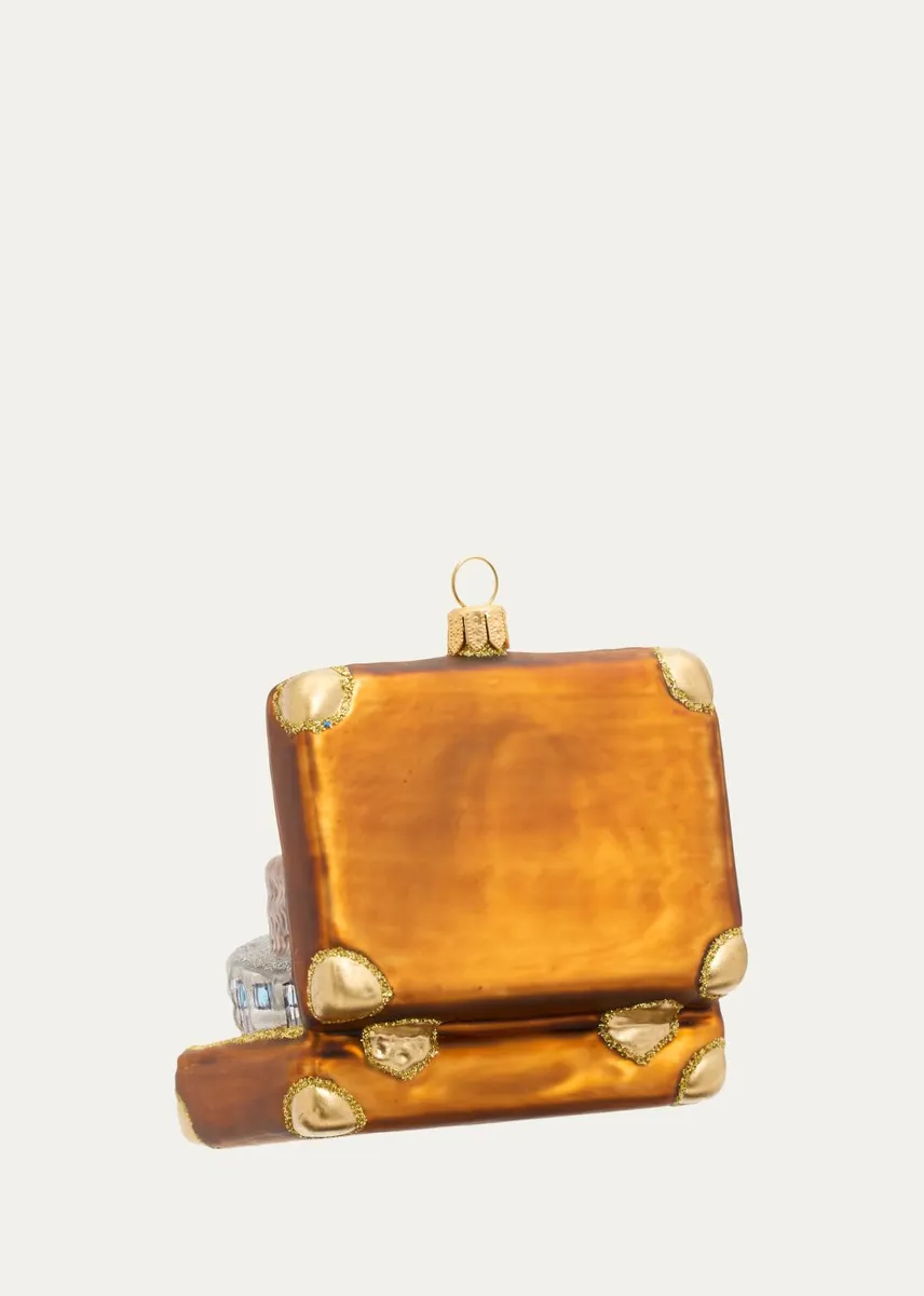 Impuls Suitcase Of NYC Glass Ornament | Thumbnail 2 Impuls Suitcase Of NYC Glass Ornament | Thumbnail 2