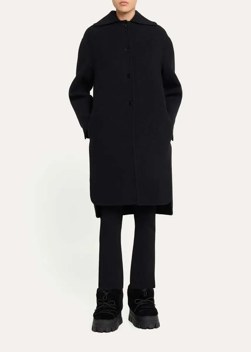 Prada 40mm Triangle Logo Shearling Lace-Up Snow Boots | Thumbnail 3