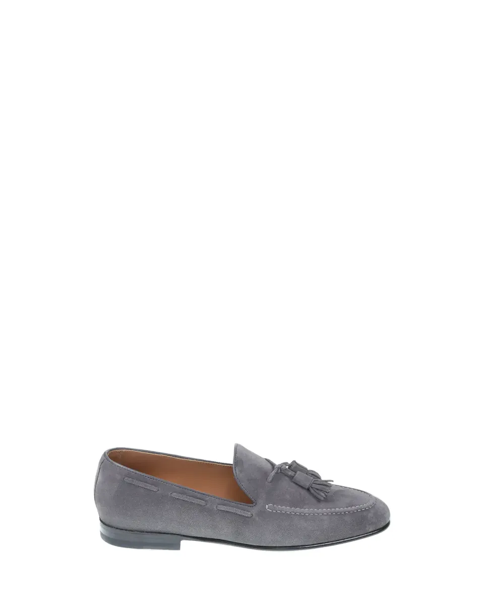 Bergdorf Goodman Men's Suede Tassel Loafers | Thumbnail 3