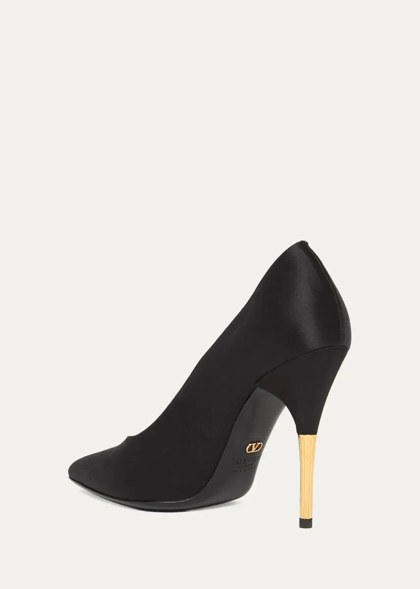 Valentino Garavani Satin Stiletto Pump | Thumbnail 2