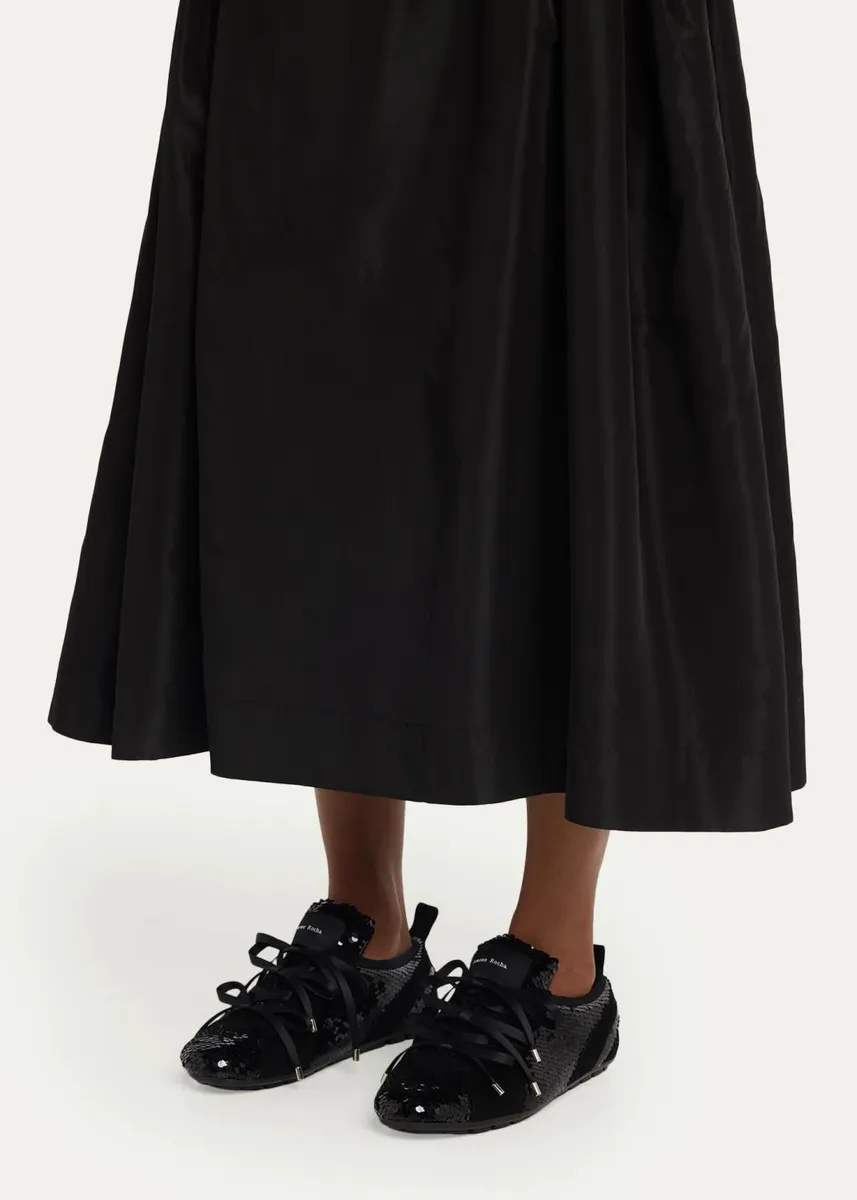 Simone Rocha Ballerina Grip Sequined Low-Top Sneakers | Thumbnail 2 Simone Rocha Ballerina Grip Sequined Low-Top Sneakers | Thumbnail 2