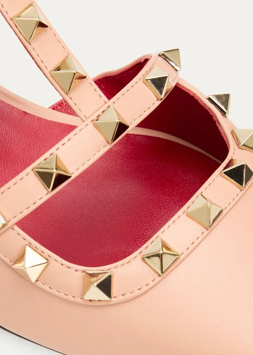 Valentino Garavani 40mm Rockstud Leather Ankle-Strap Pumps | Thumbnail 5 Valentino Garavani 40mm Rockstud Leather Ankle-Strap Pumps | Thumbnail 5