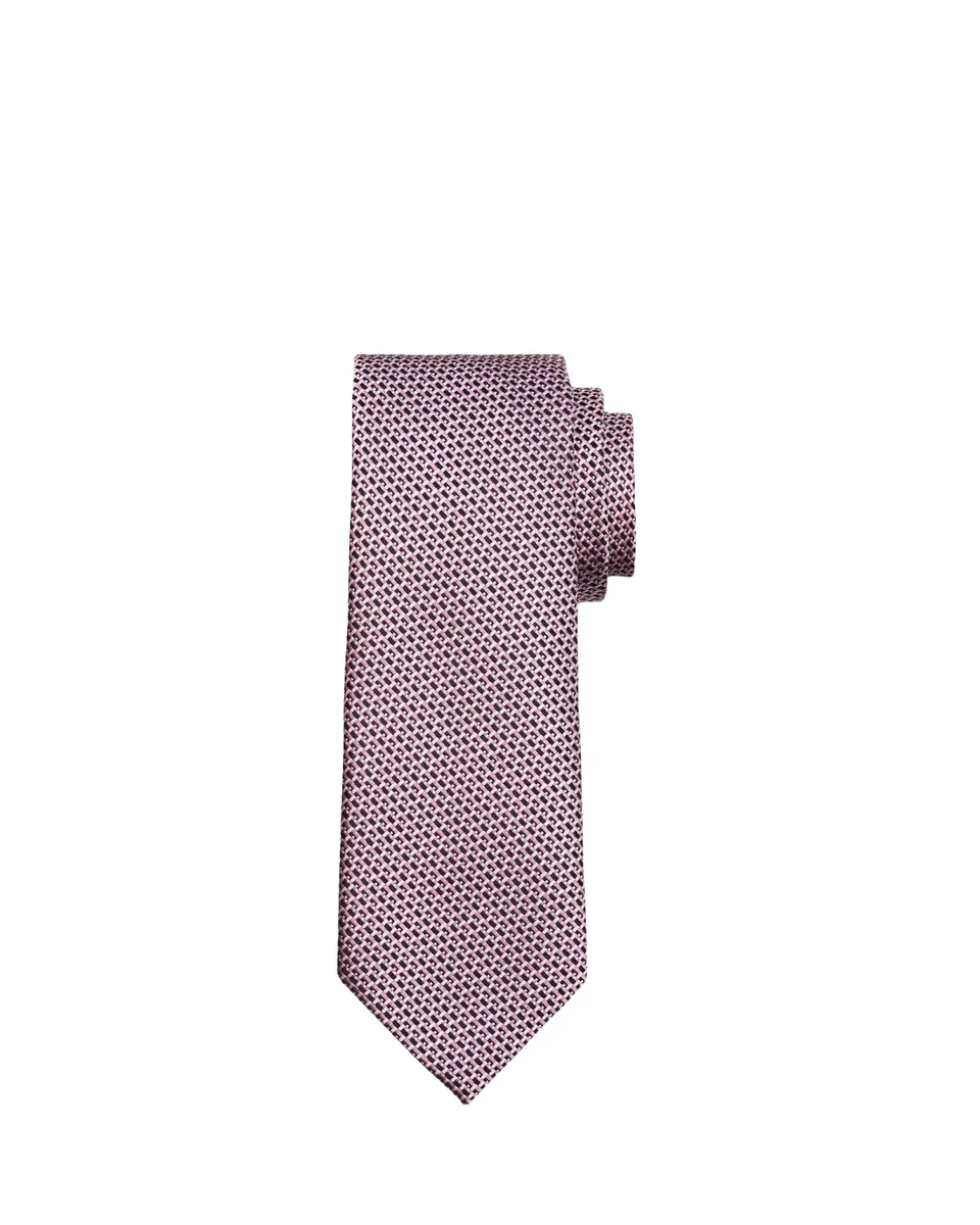 Tom Ford Men's Linen Jacquard Tie | Thumbnail 2