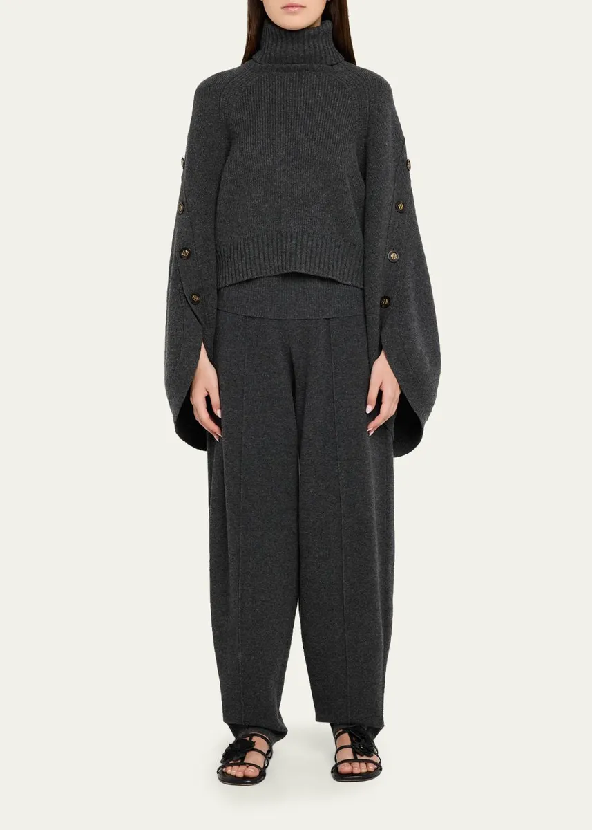 Zimmermann Valiant Buttoned Turtleneck Sweater | Thumbnail 2 Zimmermann Valiant Buttoned Turtleneck Sweater | Thumbnail 2